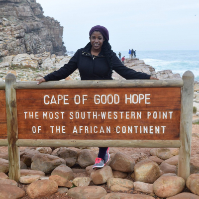 Chantelle Bell at the Cape of Good Hope