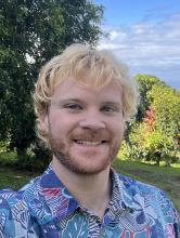 A selfie of Ezra Bacon-Gershman pictured outdoors