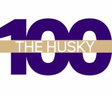 Husky 100 wordmark