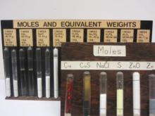 mole-quantity samples of various compounds 