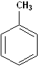 diagram of the molecular structure of toluene