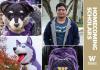 Montage containing Harry the  Husky, Airy the Husky, Homecoming Scholar Rahoul Banerjee Ghosh, and a banner reading "Homecoming Scholars, UWAA"