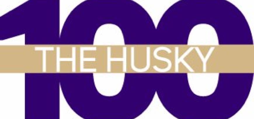 Husky 100 wordmark